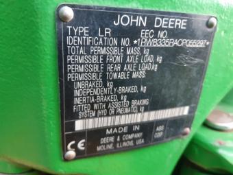 Трактор John Deere 8335R , 2015 г.в foto 14