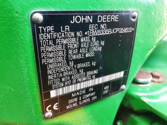 Трактор John Deere 8335R , 2015 г.в foto 17