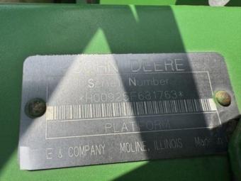 Жатка зерновая John Deere 925 Flex, под John Deere foto 2