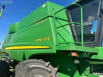 Комбайн John Deere 9770 STS Bullet Rotor , 2008 г.в, жатка John Deere 630F,транспортная телега foto 24