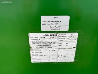Жатка John Deere 630R 2014 г.в. foto 14