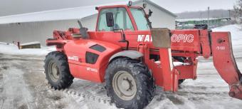 Телескопический подъемник Manitou MT 1440 2007 г.в. foto 2
