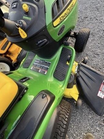 Газонокосилка John Deere D140 2015 г.в. foto 6